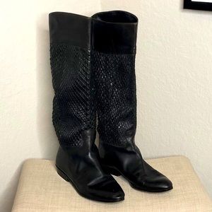 Vintage Via Spiga Python Leather Boots